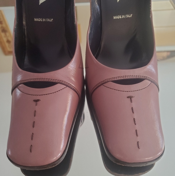 💯 Prada Vero Cuoio Ankle Strap Heels - Picture 5 of 16